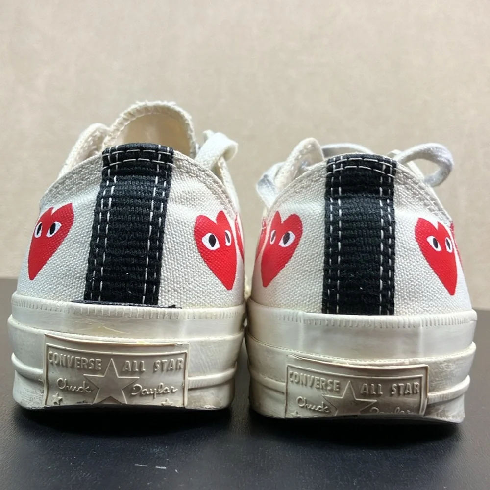 Converse x Comme Des Garçons Play Chuck 70 Sneaker Shoes‎ Unisex M 6 / W 8 - Picture 8 of 13